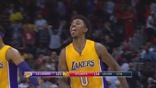 Nick Young With the Dagger 3-Pointer | Lakers vs Hawks | November 2, 2016 | 2016-17 NBA Season