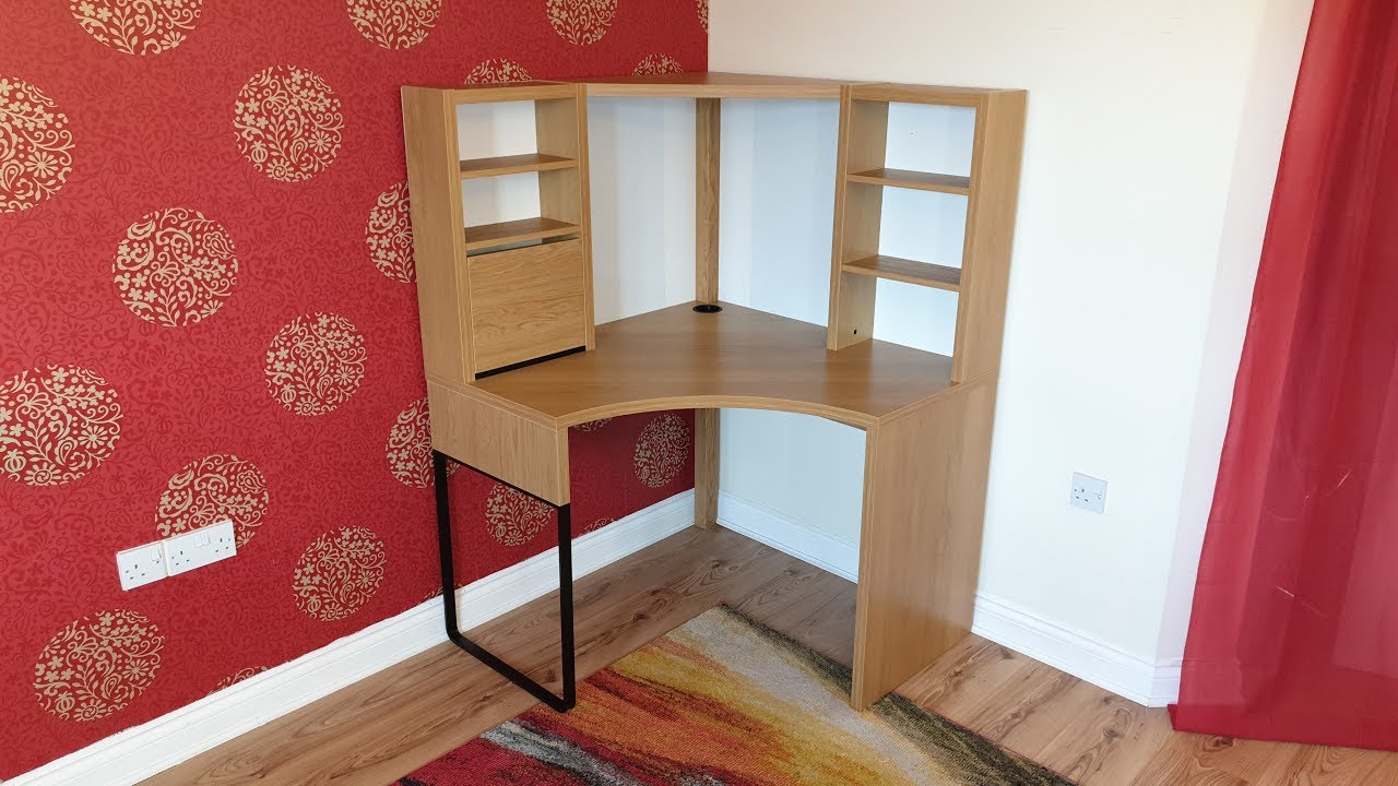 Ikea Micke Corner Desk Youtube