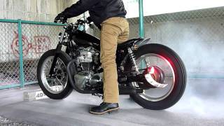 AN-BU Kawasaki W650 Chopper Burnout AN-BU Kawasaki W650 Chopper Burnout