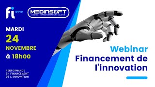 Webinar sur le financement de l’innovation