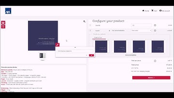 Webshop BtoB avec module de personnalisation de produit