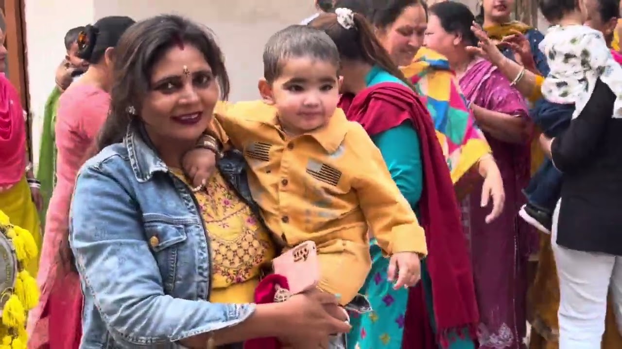 Punjabi haldi Rasam vlog ￼