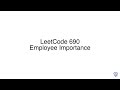 LeetCode 690: Employee Importance