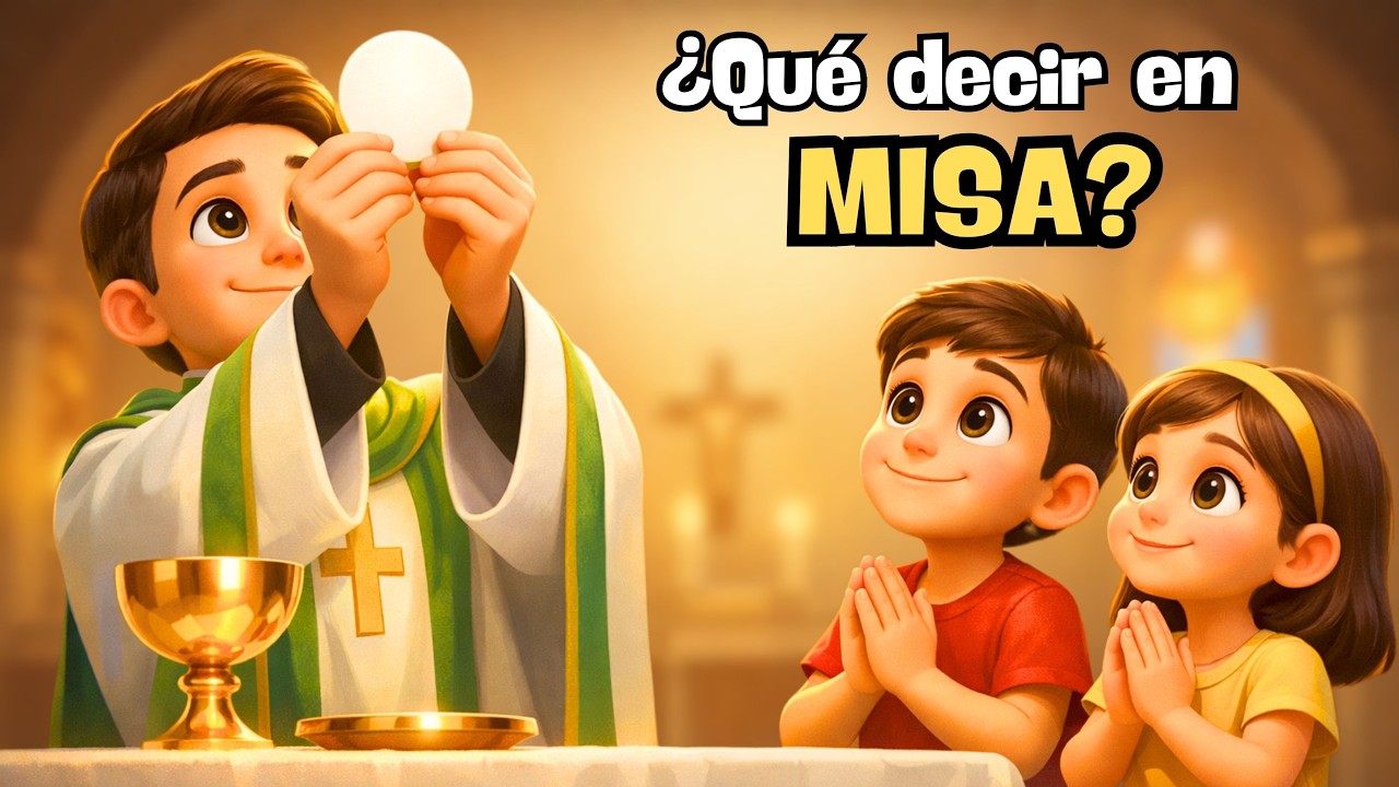 Respuestas de la Misa Completa || Qué dice el sacerdote y qué respondemos || Profe con Fe