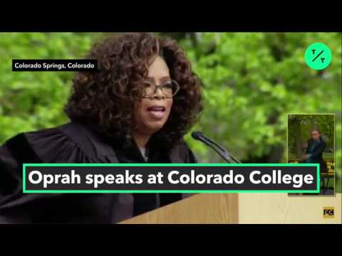 Oprah Gives Commencement Address at Colorado College