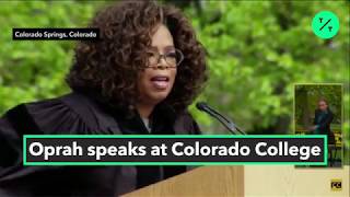 Oprah Gives Commencement Address at Colorado College