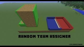 Random Team assigning system in Minecraft