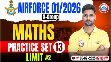 Airforce Practice Set 2025 | Limit | Technical Maths for Airforce By Vishal Sir