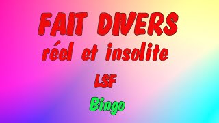 Bingo 8 Fait Divers Traduit En Langue Des Signes Et Sous Titré