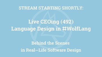 Live CEOing Ep 492: Language Design in Wolfram Language [Molecular Computation]
