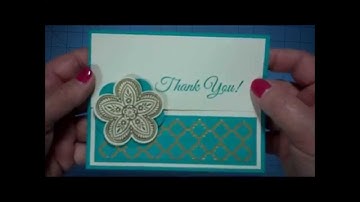 Elegant Gold Embossed Card