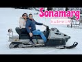 Jannatekashmir  ep 02 srinagar to sonamarg  winter travel  roving couple