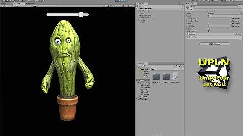 Comment jouer une animation avec un slider dans unity