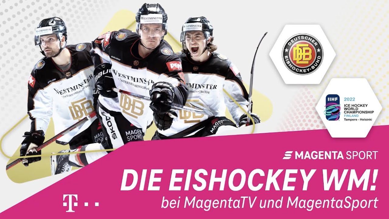 Alle deutschen Spiele and die K.o.-Phase der Eishockey-WM live MAGENTA TV MAGENTA SPORT
