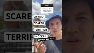 SCARED, AFRAID, FRIGHTENED (Are they the same) 👻 #English #learnenglish