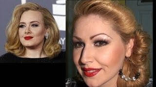 ADELE makeup look grammys  2012.