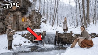 They were thrown out onto the street: a widow and her children built a dam and a cave home.
