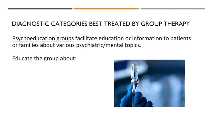 Group Therapies as a Psychotherapeuti...  Modality