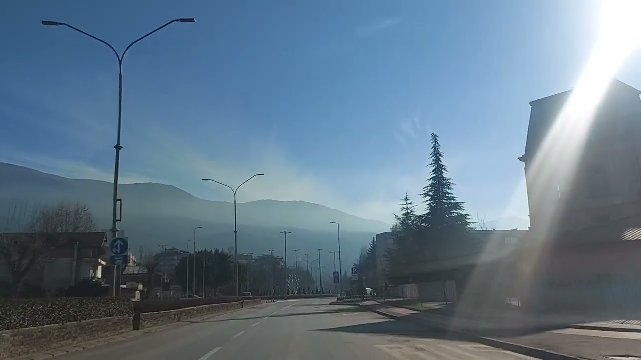 Driving in Ohrid ( winter )