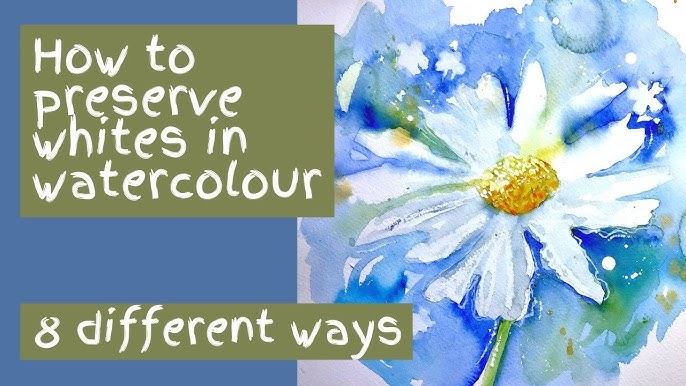 Should you use white watercolor paint? 