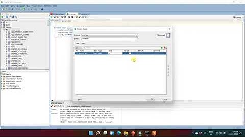 Create Table in SQL | How to create table in SQL | Free SQL Tutorial | Oracle 21c database creation