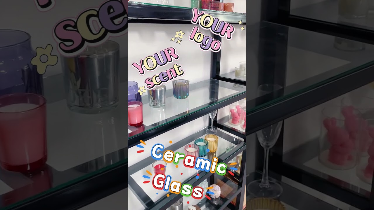 ✨ RAINBOW IN GLASS! Prismatic Candle Jars (Colored Wax + Clear Glass) | Factory Custom 