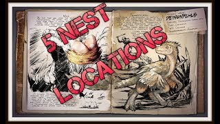 Ark Valguero Five Deinonychus Nest Locations