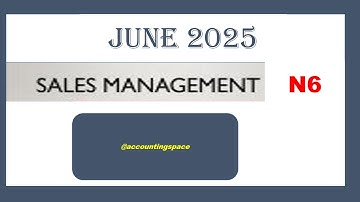 SALES MANAGEMENT N6 JUNE 2025 LEADERSHIP STYLES & MOTIVATION