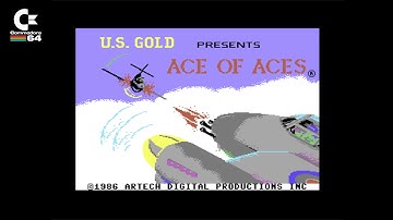 Ace of Aces (Artech 1986) - C64 Loading Screen & Title Menu Archive