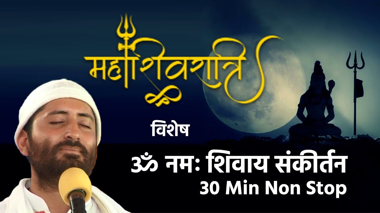 30 Minute Non Stop Om Namah Shivaya Dhyan Sankirtan  Mahashivratri Special  Shri Narayan Sai