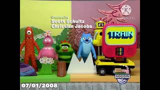 Yo Gabba Gabba Le Cards Train 2008 Noggin Tv Airing