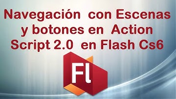 Navegación  con Escenas y botones con Action Script 2 0  en Flash Cs6