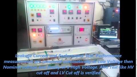 LED LAMP Test Equipment with all technical subtitiles