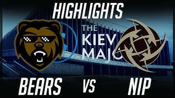 B)ears vs NiP Kiev Major 2017 EU Highlights Dota 2