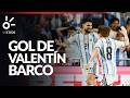 Valentín Barco PONE EL PRIMERO de Argentina sobre Islandia