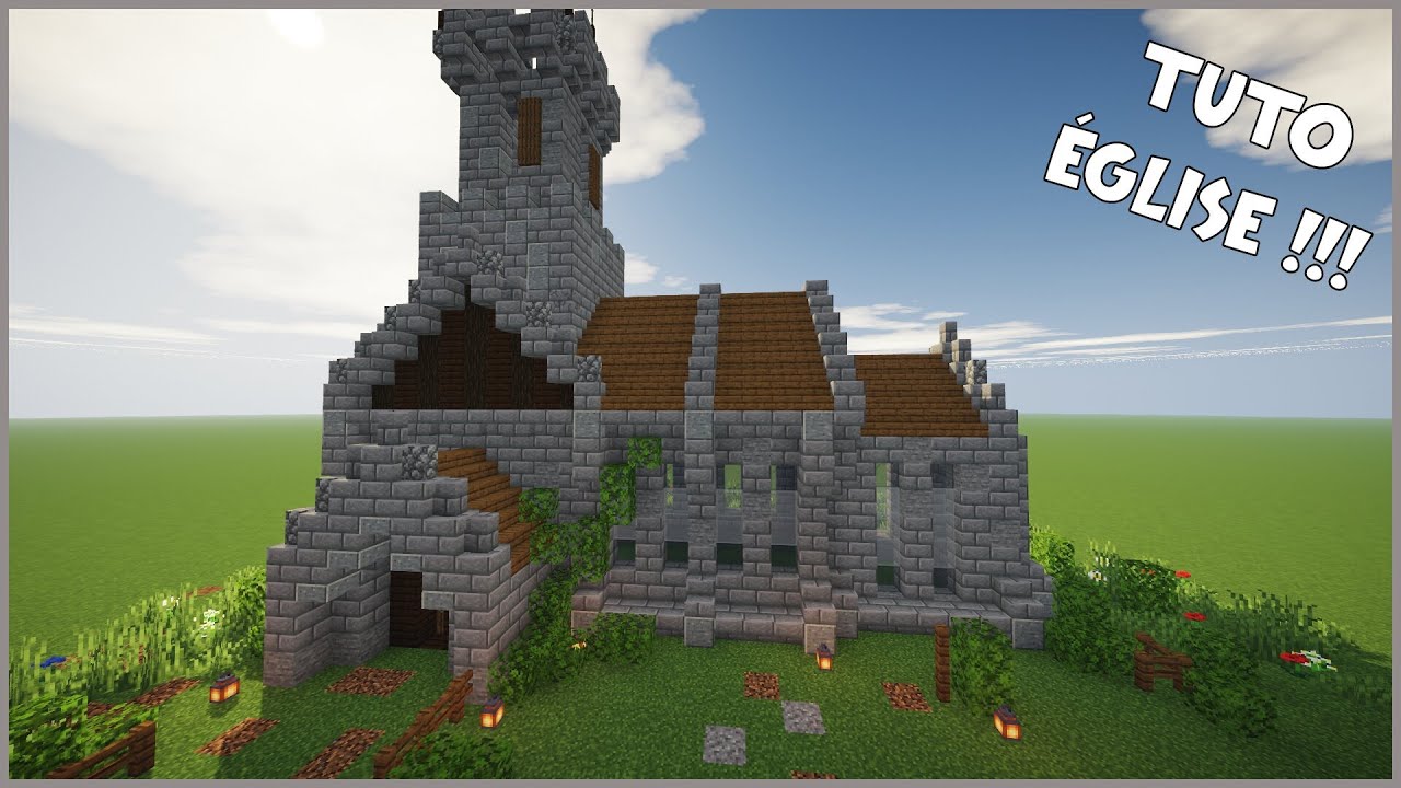 [TUTO #6] COMMENT CONSTRUIRE UNE EGLISE SUR MINECRAFT FACILEMENT