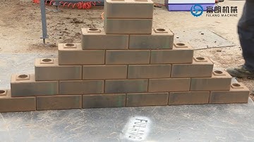 100 Tons Hydraulic Super clay interlocking brick making machine FL5-10 #claybrickmakingmachine