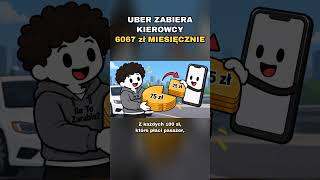 Uber zabiera kierowcy 6067 zł miesięcznie #ilezarabia #zarobki #kierowca #uber