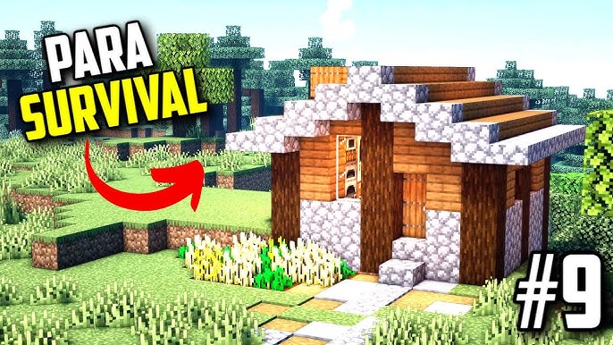 Minecraft 4Kㅣ Wooden House ⛏️ Casa en Madera 【 Tutorial #37 】