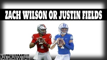 Zach Wilson or Justin Fields?! 2021 NFL Draft! Reaction to Highlights // ManToManFootball