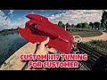 RC HYDROPLANE BOAT J&amp;R MARINE H17 CUSTOM MADE, RIGGED AND TUNED FOR CUSTOMER 