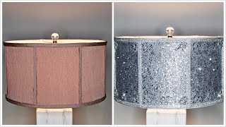 DIY GLAM LAMP SHADE | DIY GLITTER LAMP SHADE