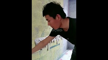 Kỹ thuật xây dựng tuyệt vời (bả tường) - Excellent construction techniques (walls) #shorts
