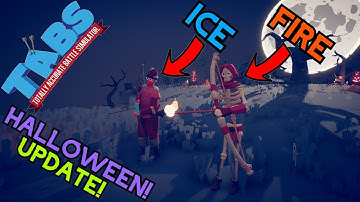 TABS | (Halloween Update!) Fire & Ice Vs Every Units - Totally Accurate Battle Simulator