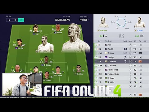 FIFA ONLINE 4: Đi Chợ Trải Nghiệm David Beckham, N. Vidić ICON Với Dàn MU, Real Madrid Đẹp Xuất Sắc