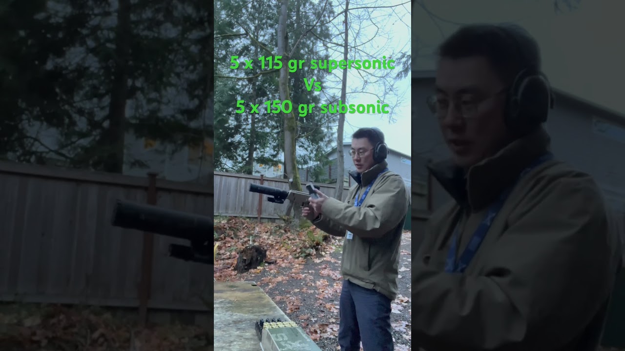 115 gr vs 150gr 9mm sound differences