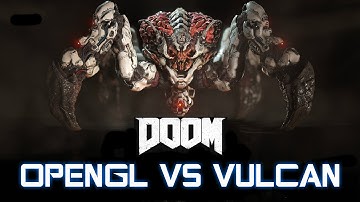 Doom Opengl vs Vulcan fps test