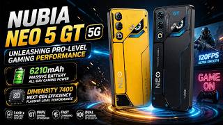 Nubia Neo 5 GT 5G; The Ultimate Mid Range Gaming Smartphone with Built In Active Cooling
