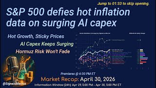Markets Ignore Geopolitics for AI Gains | Market Recap [2026-04-30]