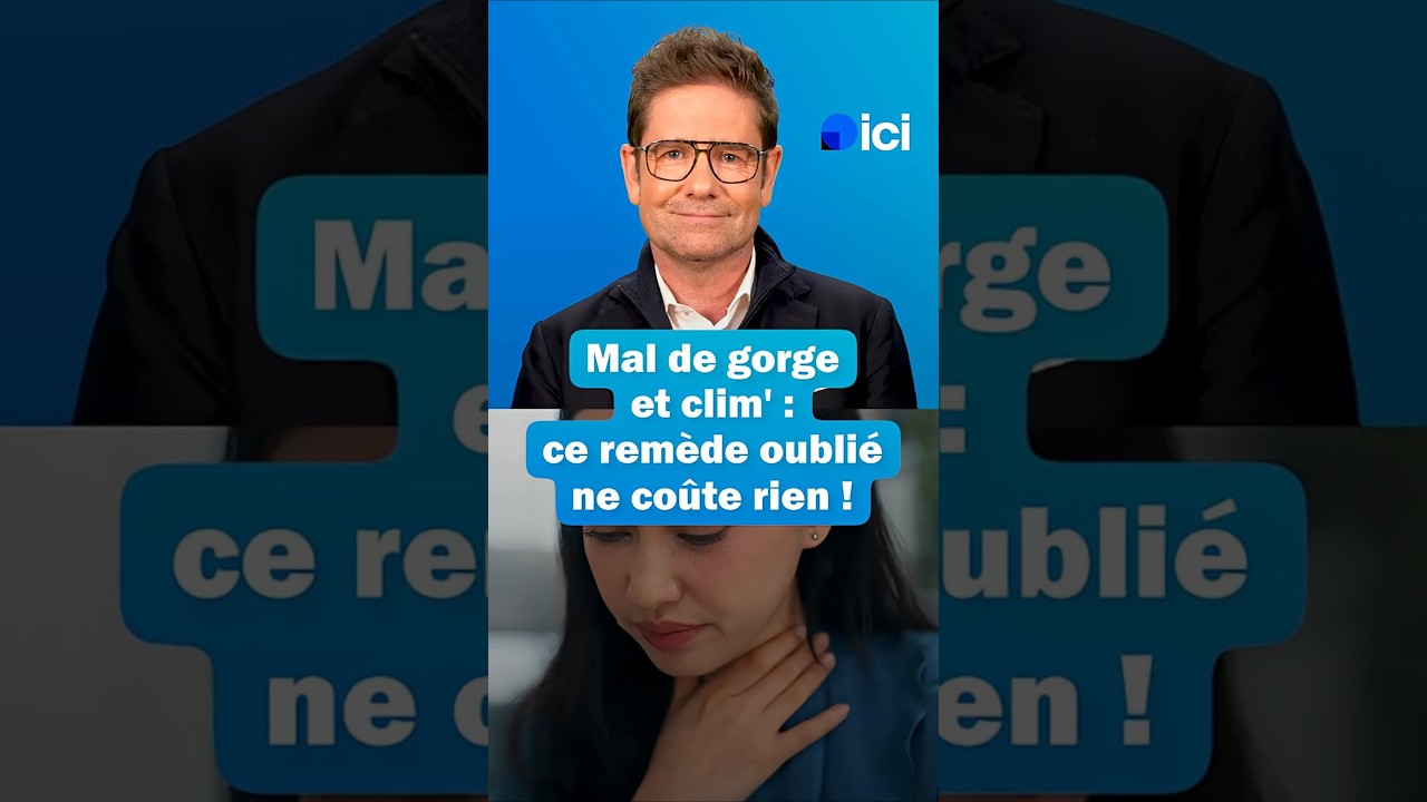 Mal de gorge et clim' : le gargarisme à l’eau salée plus efficace que les pastilles ?